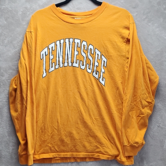 PRIVATE STOCK | MEDIUM UNISEX TENNESSEE COLLEGE SHIRT | GOLD YELLOW - Picture 2 of 12